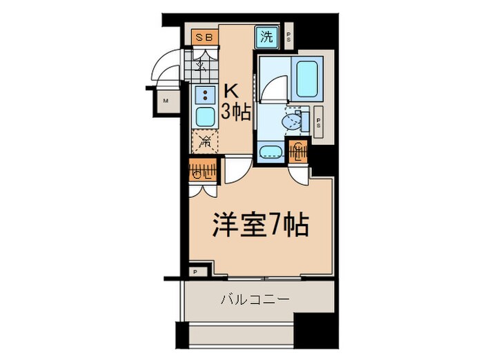 コンフォリア渋谷WESTの物件間取画像