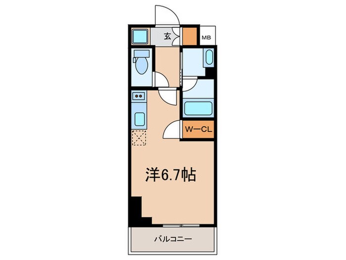 ベルファース大井町グランデの物件間取画像