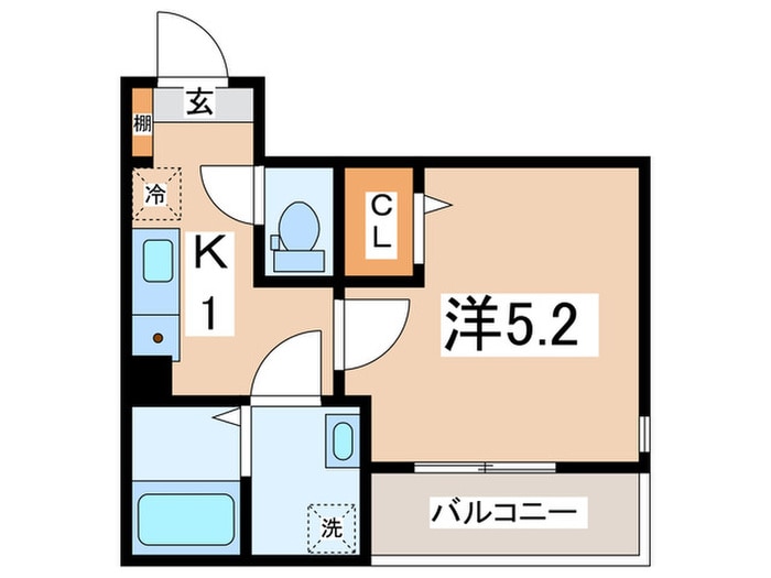 ＭＥＬＤＩＡ相模原氷川町の物件間取画像