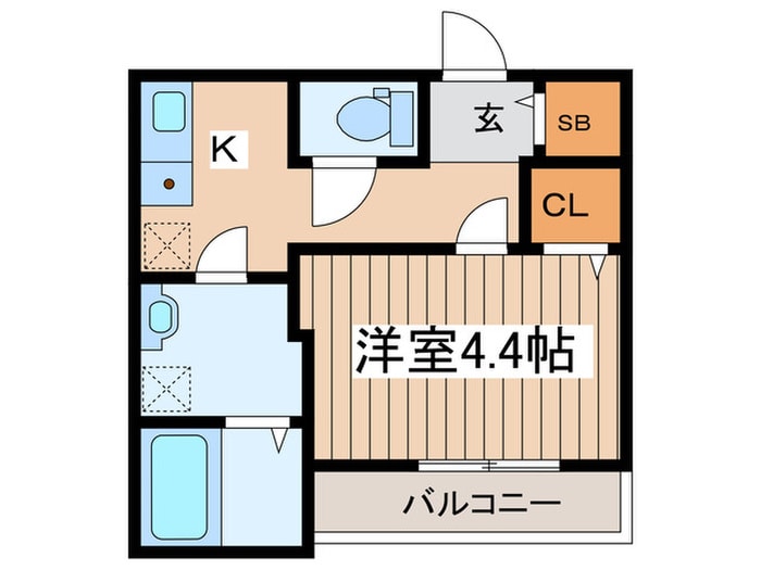 ＭＥＬＤＩＡ相模原氷川町の物件間取画像