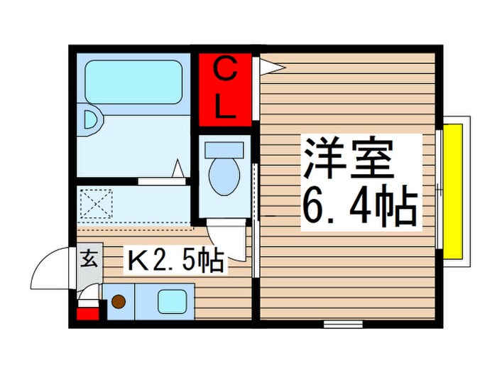 アンビション八千代の物件間取画像