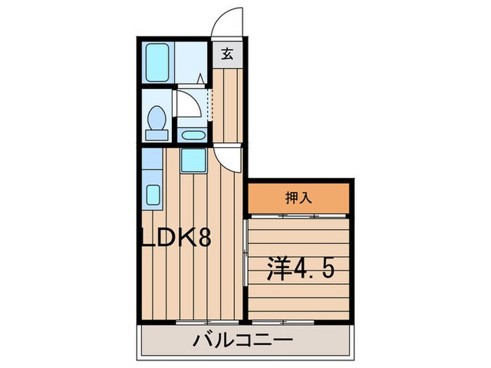 クリエ－ル・グランデの物件間取画像