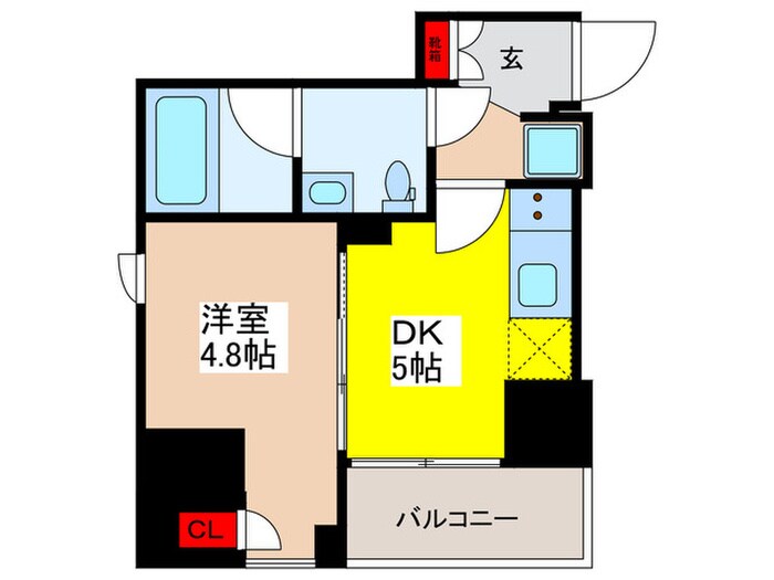 ジオエント秋葉原の物件間取画像