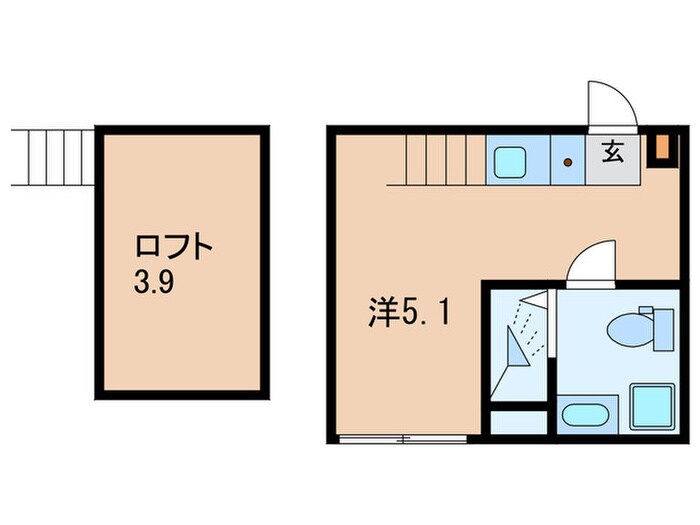 仮)ﾊｰﾓﾆｰﾃﾗｽ 上中里二丁目②Cの物件間取画像