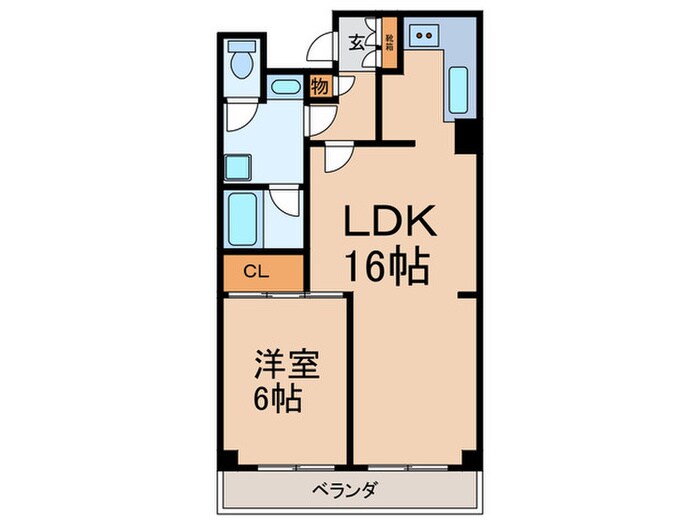 藤和二子玉川園コープ（305）の物件間取画像
