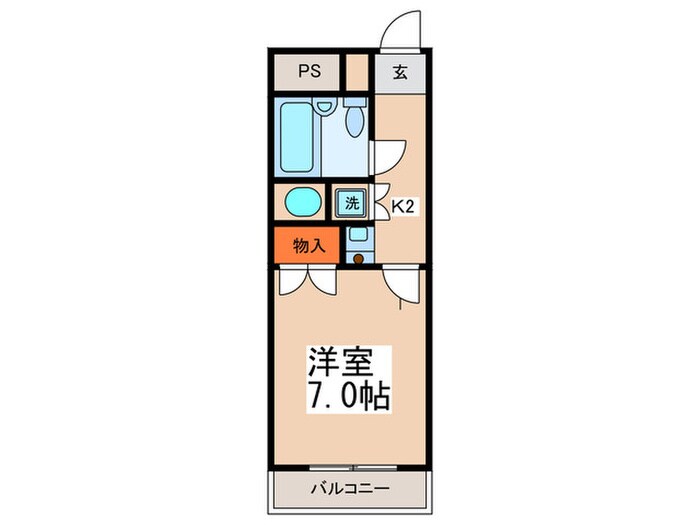 シングルハイツの物件間取画像