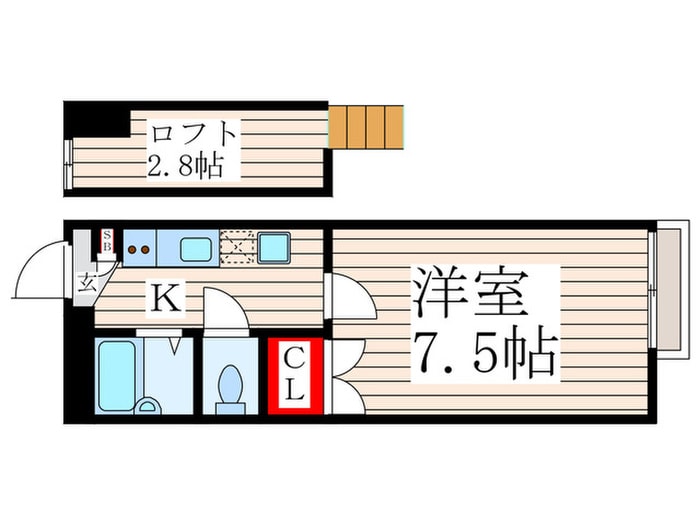 メインシティガーデン北葛西の物件間取画像