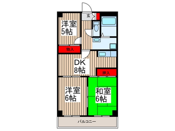 星野レジデンスの物件間取画像