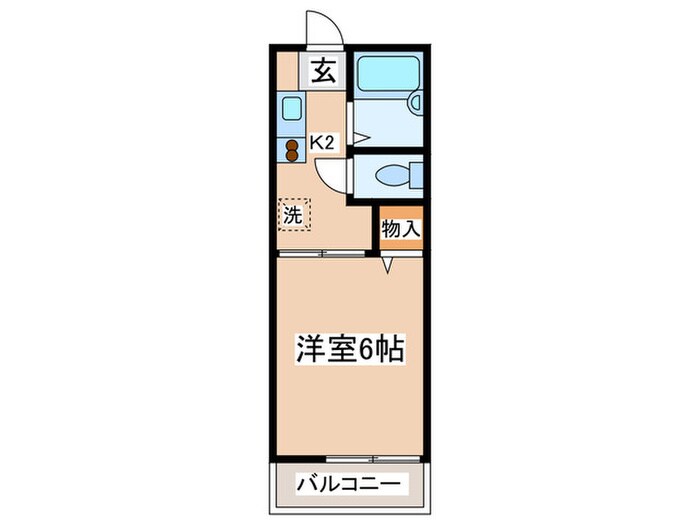 ＷＩＮ小谷田２の物件間取画像