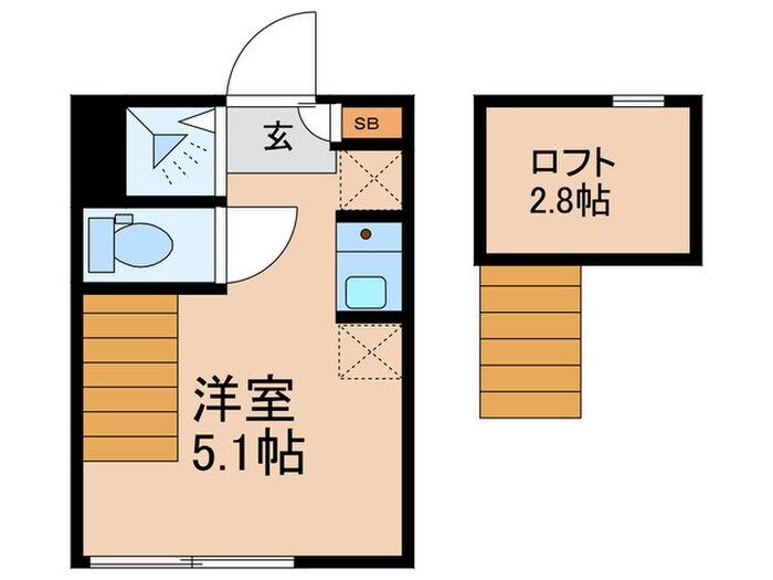 Gratii中板橋の物件間取画像