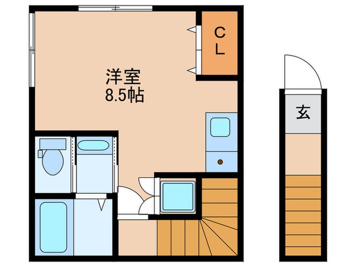 イースタイル東新小岩の物件間取画像