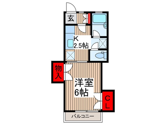 ティアラの物件間取画像