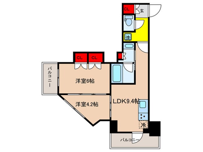 ﾗｲｵﾝｽﾞﾌｫｰｼｱ神田須田町の物件間取画像