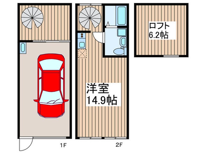 LAND BASE ICHIKAWA Bの物件間取画像