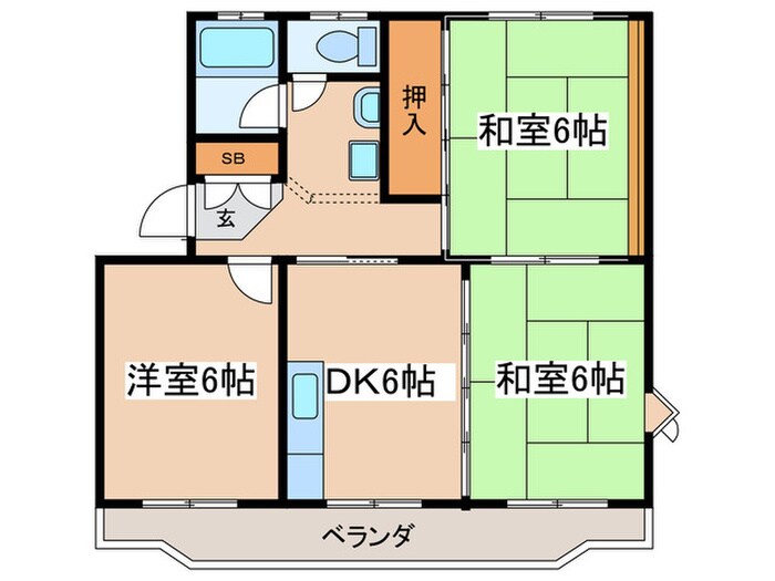 Will鴨宮aの物件間取画像