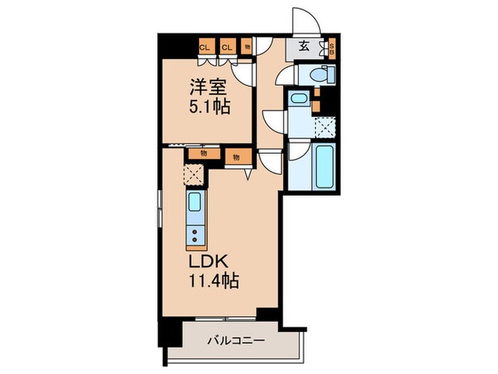 コンフォリア西早稲田の物件間取画像