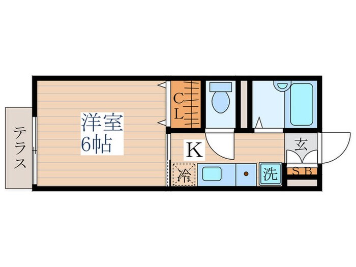 メゾンブランシュの物件間取画像