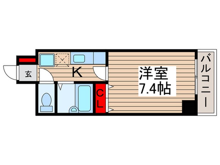 岡部ドエル五番館の物件間取画像