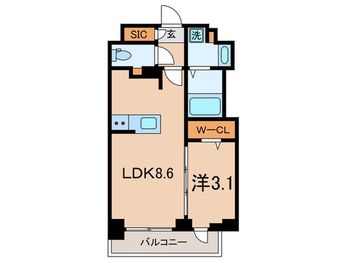 クレストコート大岡山の物件間取画像