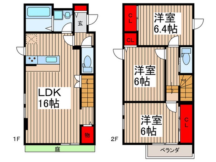 ＯＫ菅野の物件間取画像