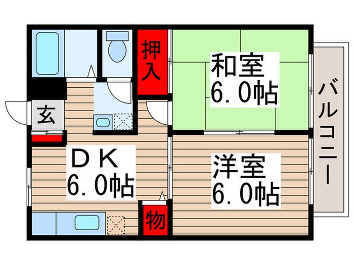 コートジョイムの物件間取画像