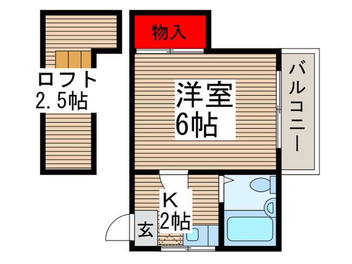 コーポタナベの物件間取画像