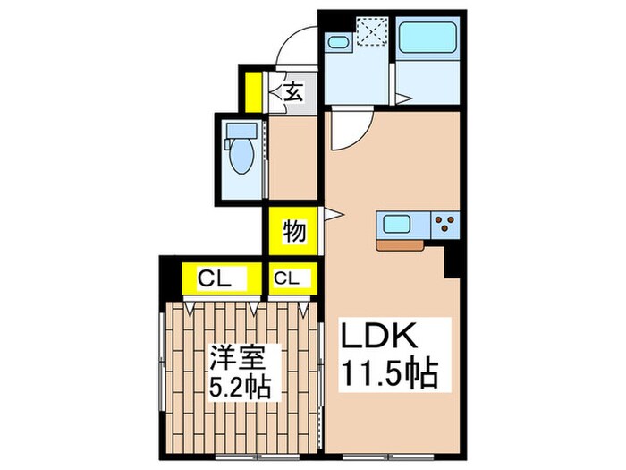 ヒルステージ本藤沢の物件間取画像