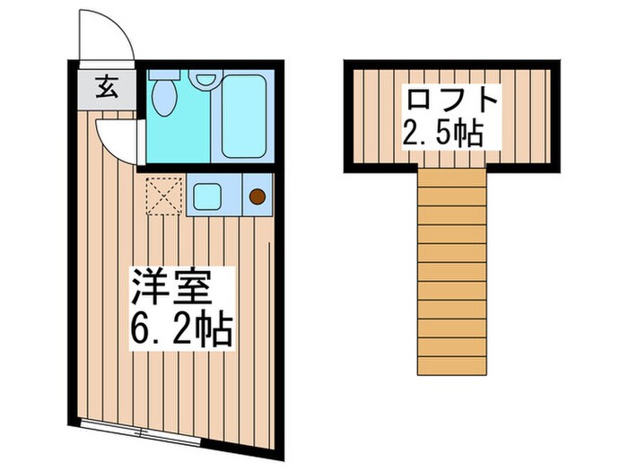 ニューコートくぬぎ山の物件間取画像