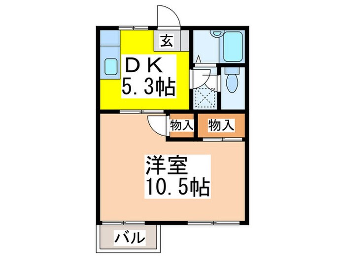 カタ－ラ富士の物件間取画像