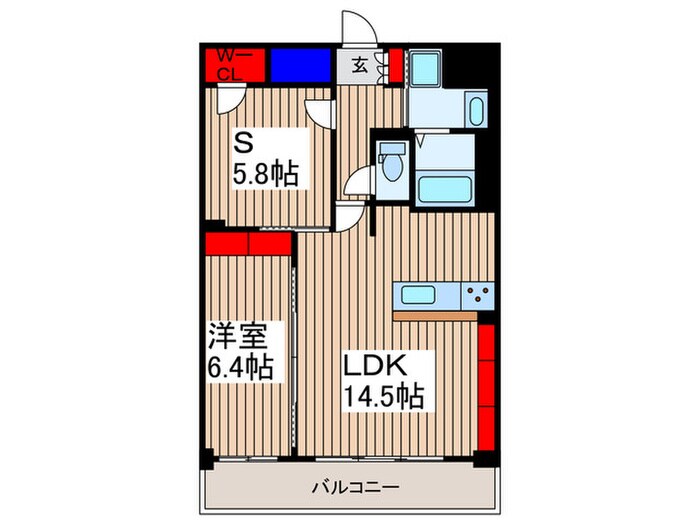 Calm Residence Prologueの物件間取画像