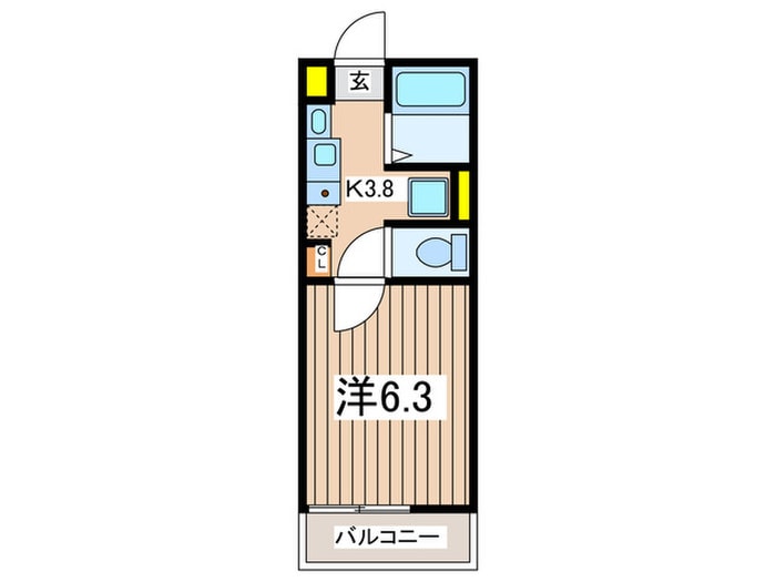 グレイシア上大岡の物件間取画像