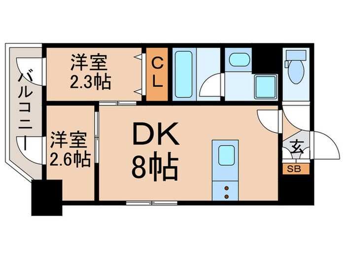 中井レジデンスの物件間取画像