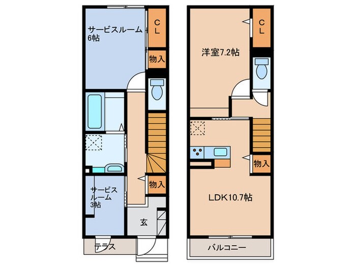 ユーポールスターの物件間取画像