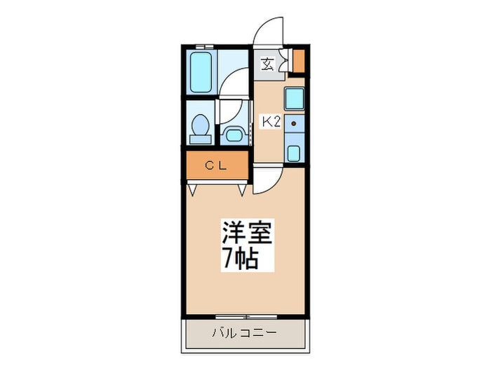 サンライズYOTSUGIの物件間取画像