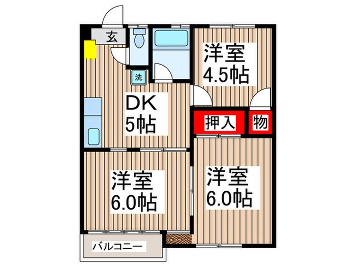 物件間取画像
