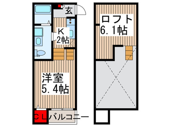 西大宮テラスの物件間取画像