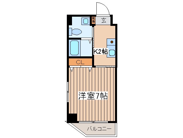 エスポワ－ルの物件間取画像