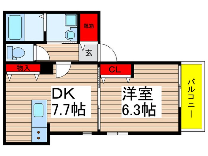 grass courtの物件間取画像
