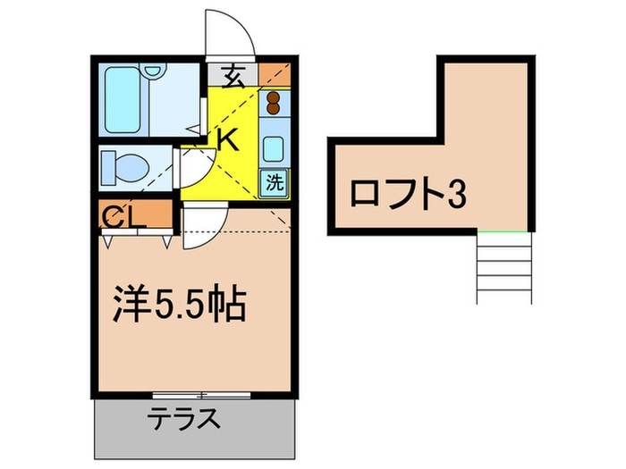 ビジュ－富士見台の物件間取画像