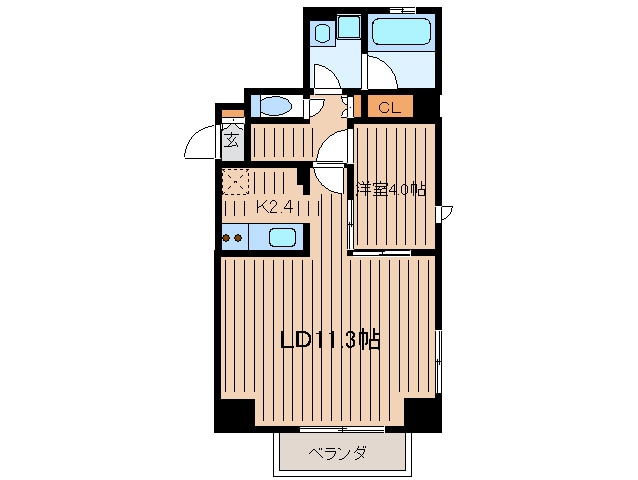 ファインクレ－ネ秋葉原の物件間取画像