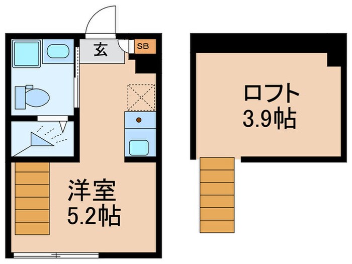 ハーモニーテラスときわの物件間取画像