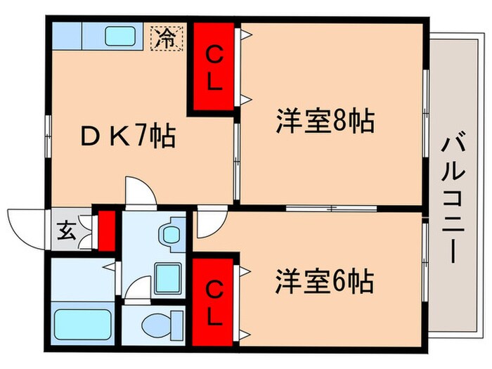 ロイヤルパ－クハウス大泉の物件間取画像