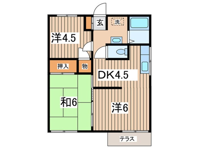 ルミエール前田の物件間取画像