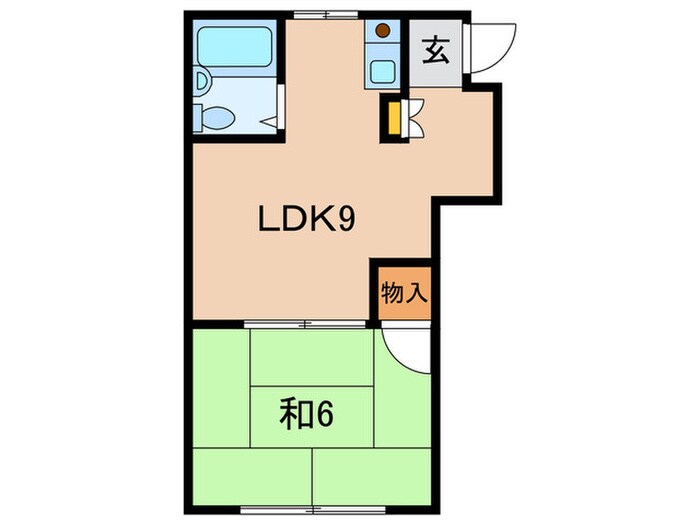 日吉ハイツミヤザキの物件間取画像