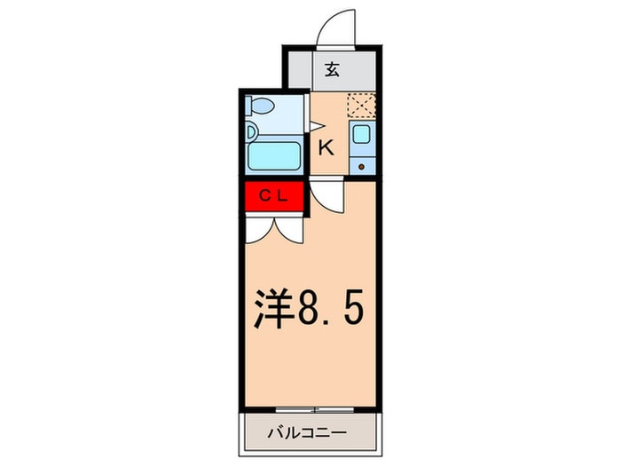 ピア高野台の物件間取画像