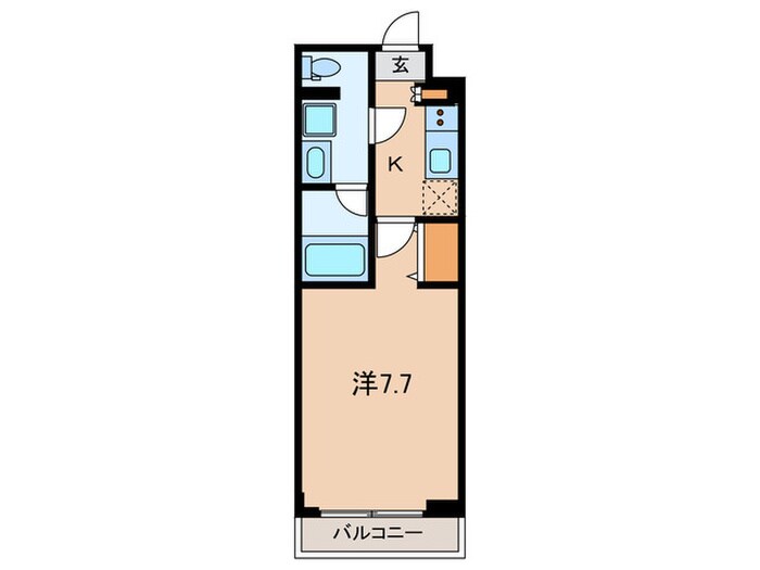 パルムクレスト武蔵小山North棟の物件間取画像