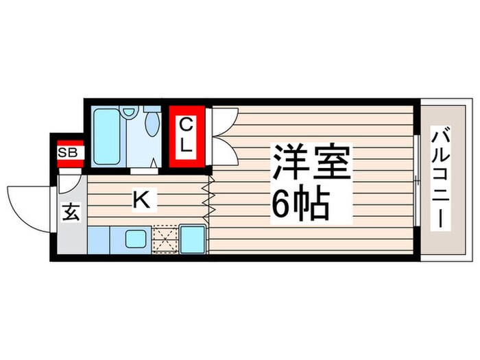 エスペランサ瑞江A棟の物件間取画像