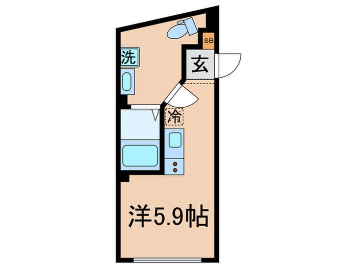 すすむテラス金町の物件間取画像