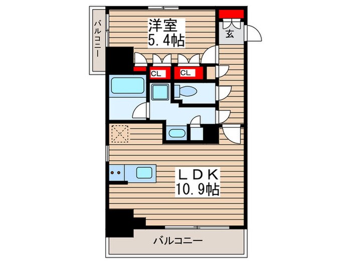 ＨＦ八広レジデンスの物件間取画像