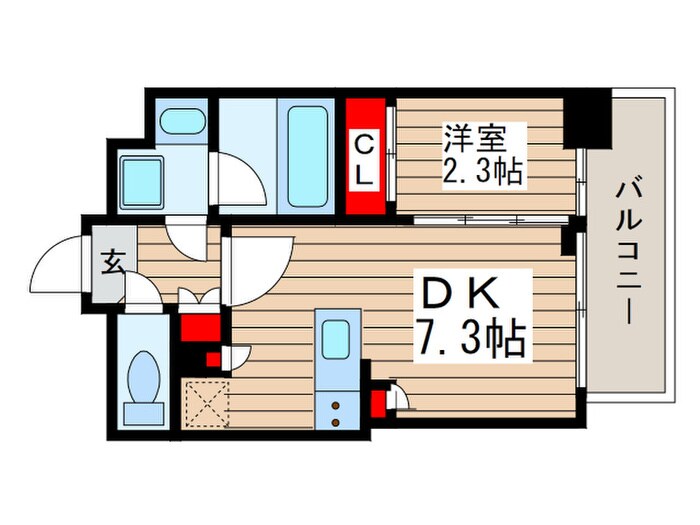 ＨＦ八広レジデンスの物件間取画像